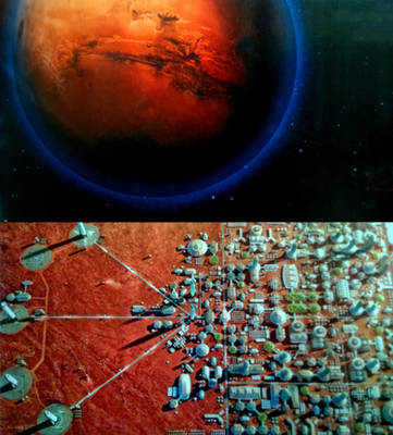 Planete Mars,Colonies martiennes,ville