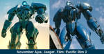 November Ajax ,Jaeger,Pacific Rim 2