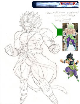 DBS,Broly,croquis,2018
