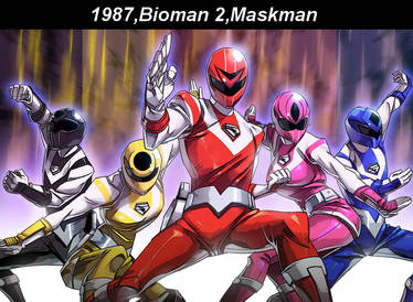 1987,Bioman 2,Maskman