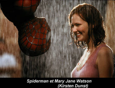 Spiderman et Mary Jane Watson (Kirsten Dunst)