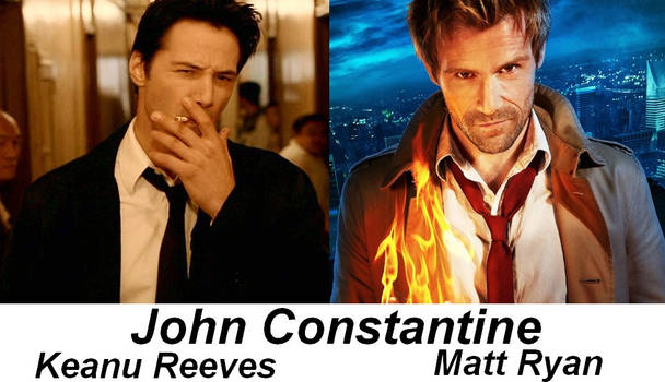 John Constantine,Keanu Reeves,Matt Ryan
