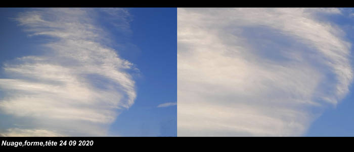 Ciel,Nuage,forme,tete,24 09 2020
