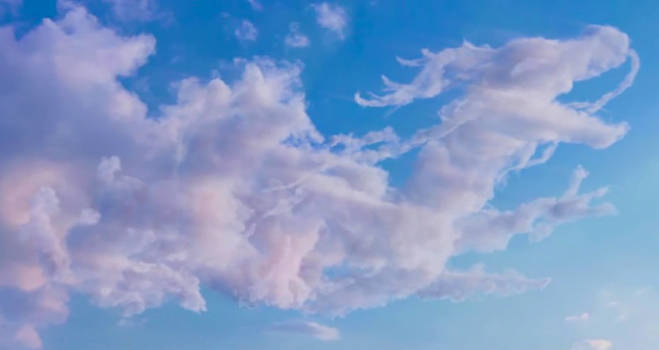 Ciel,nuage,Dragon