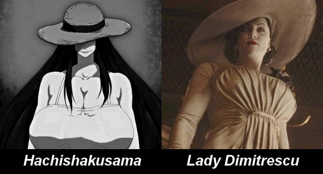 Crossover,Hachishakusama,Lady Dimitrescu