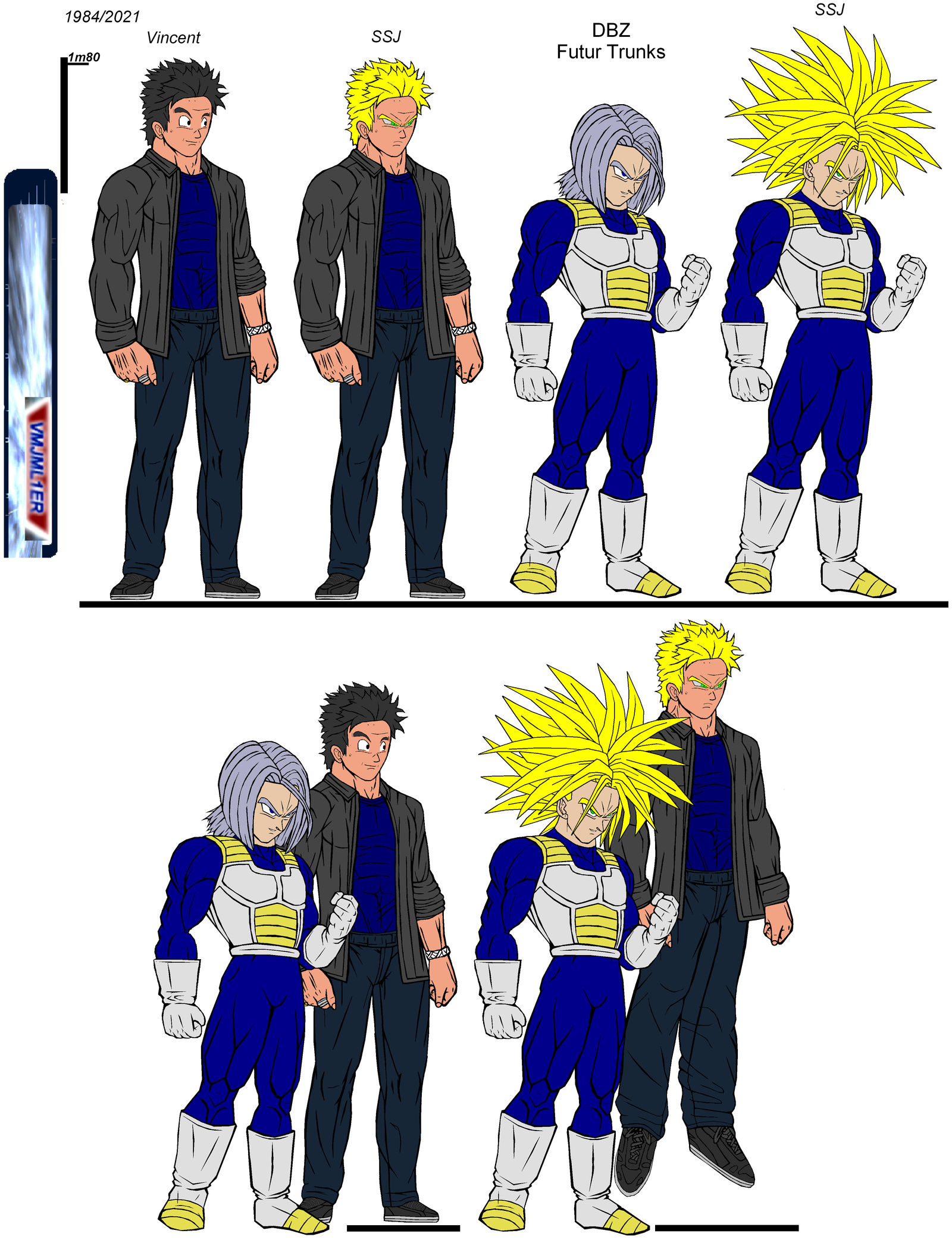 Trunks Oc DBZ,OC,Futur Trunks,2021 by VMJML1er on DeviantArt