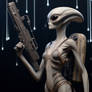 IA,solo,alien femelle,arme