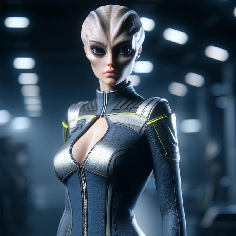 Alien In Uniforms IA,solo,alien femelle,uniforme (1) by VMJML1er on DeviantArt