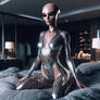 IA,alien femelle tech skin,chambre