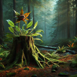 IA,Hybride,plante Carnivore