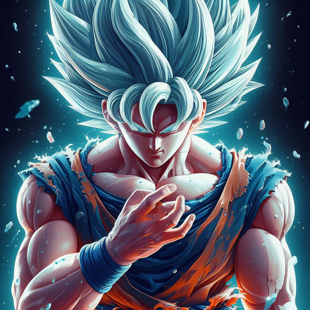 SSJ5 Blue God Goku by LordAries06 on DeviantArt