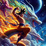 IA,DBZ,Goku,Triple dragon