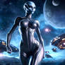 IA,alien femelle,Ovni,Vaisseaux