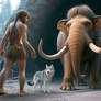 IA,Female neanderthalensis,Mammoth wolf friends
