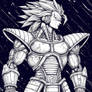 IA,DBZ,oc,Saiyan Cyborg,space,scifi