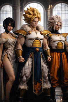 DBZ,oc,Saiyan groupe,medieval