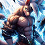 IA,DBZ,oc,Anthro Horse,silverhair,ultra instinct
