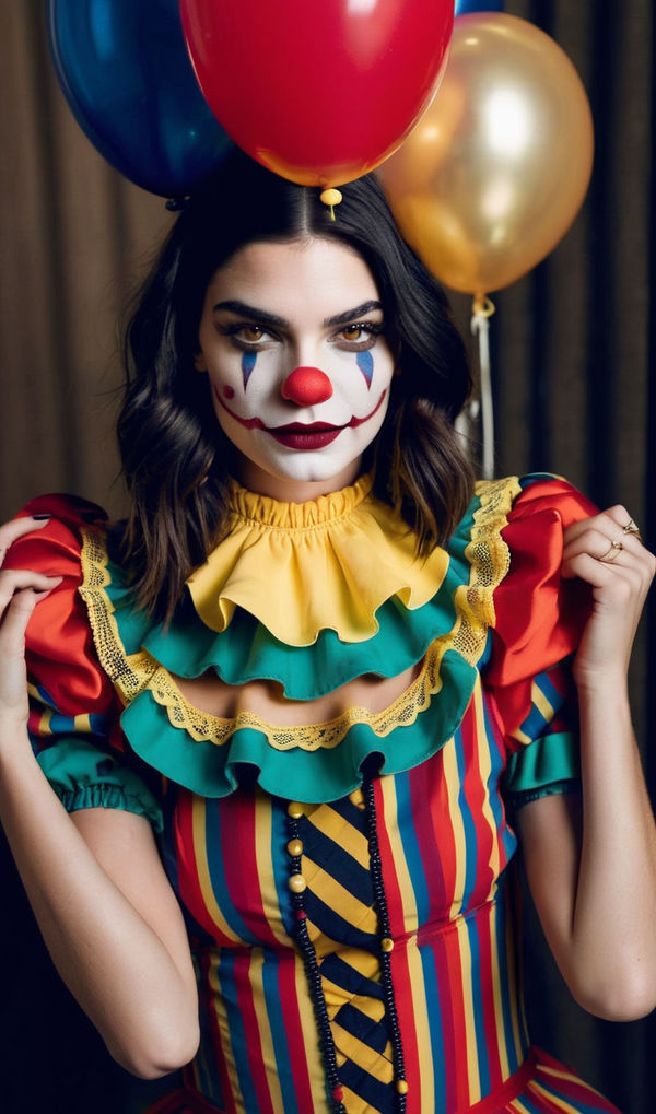 IA,star,brune,Kendall Jenner,Clown