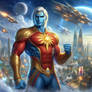 IA,superhero,kinnara,cloud celestialcity,spaceship