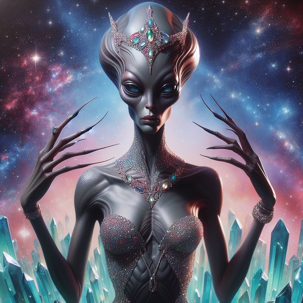 IA,scifi,extraterrestrial alien princess lux