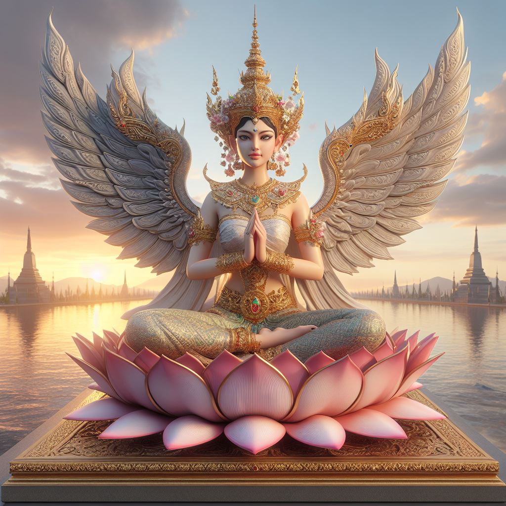 IA,asia,lux,Kinnari,lotus,temple