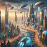 IA,Futur,scifi,ville,city