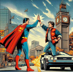 Superman meet MartyMcfly