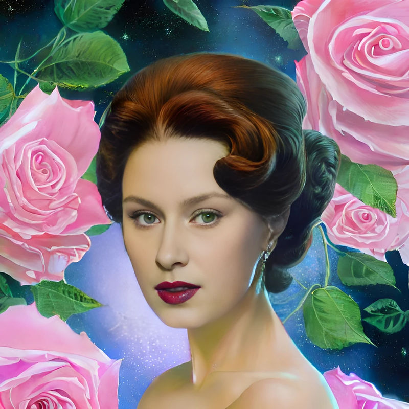 Princess Margaret Rose,1950,fleures
