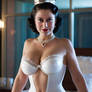 Princess Elisabeth II,lingerie blanc,lux