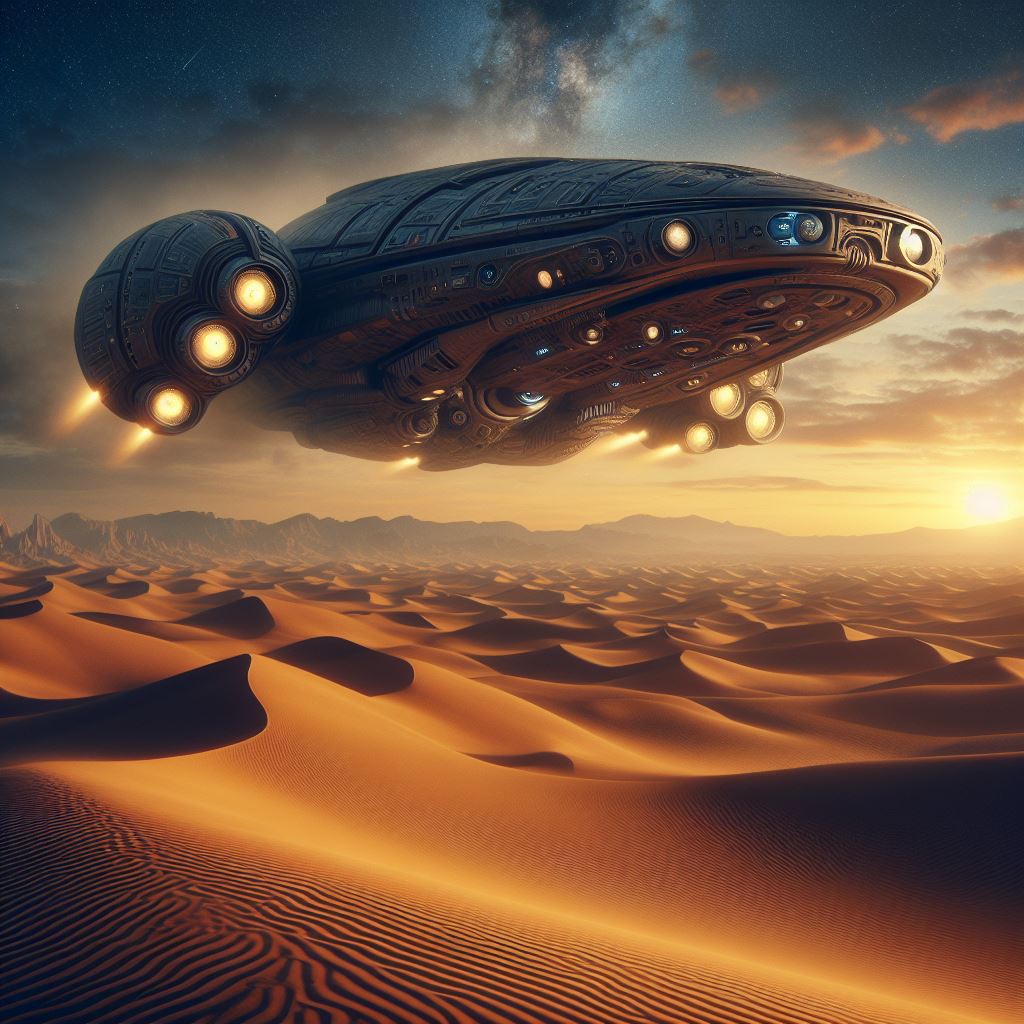 Desert Dune Spaceship