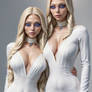 Duo Alien Extraterrestrial Woman Pleadian Nordic,l