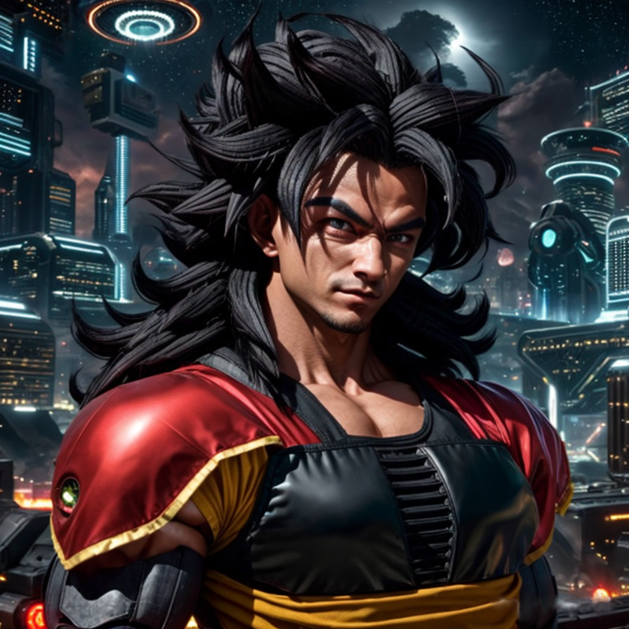 DBZ,live,oc,Neo Saiyan, scifi armor,scifiCity