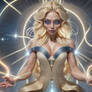 Alien Woman Pleadian Blond aura psy cosmic