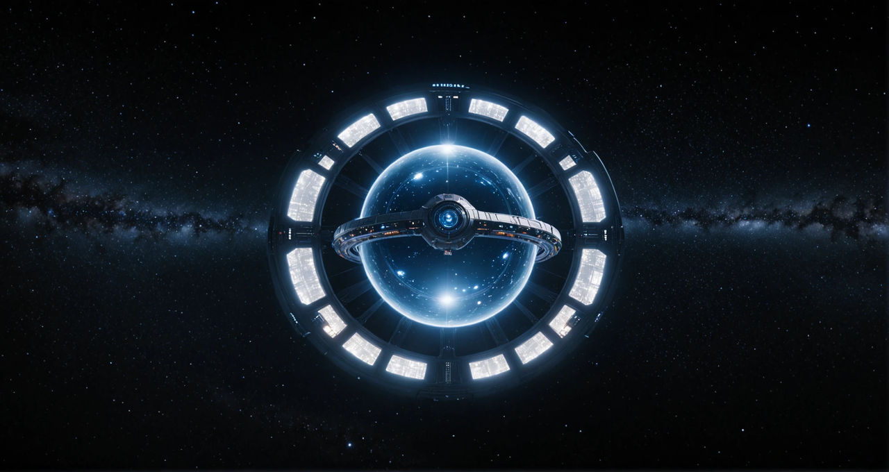 Espace,vaisseau,megastructure Dyson