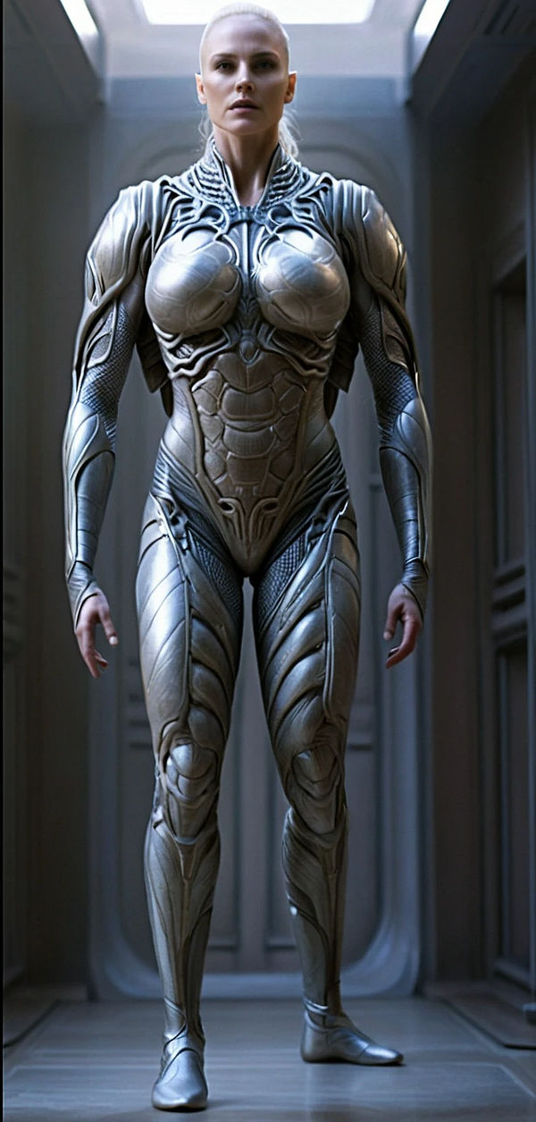 Space Jockey,engineer,woman,blond