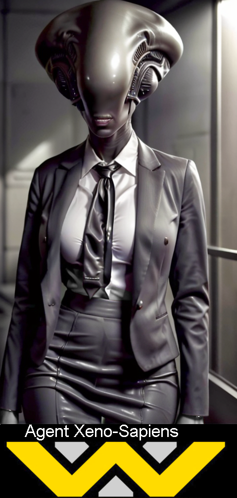 Weyland-Yutani,Agent Xeno-Sapiens woman