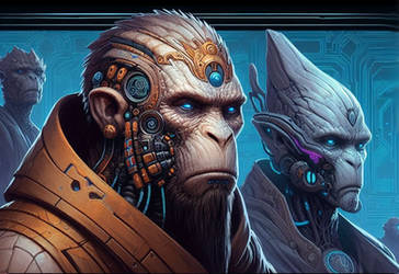 Simiens Technopretre primitif Gardien