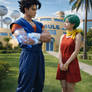 DBZ,Vegetto et Bulma,Rencontre energetique