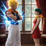 DBZ Gogeta et Bulma,salon