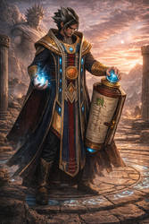 OC,Henarius,Saiyan magicien gardien