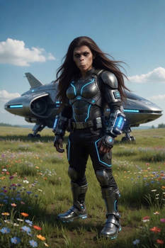 Woman Ape,scifi Suit,spaceship,planetOfTheApes