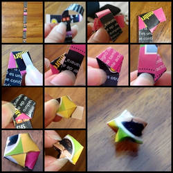 Origami Stars All Steps