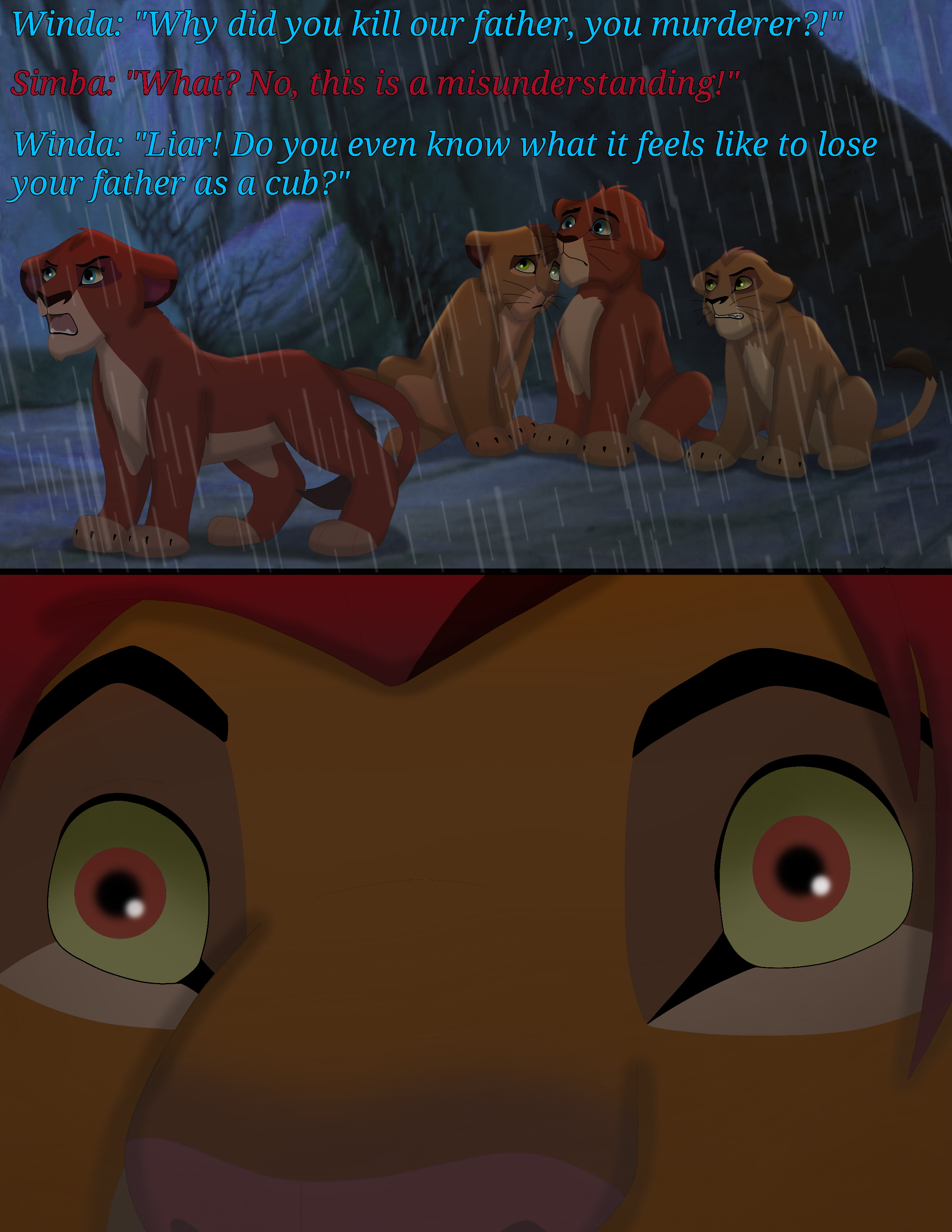Simba Cheated Examples Simba's soft spot by PawMagic on DeviantArt