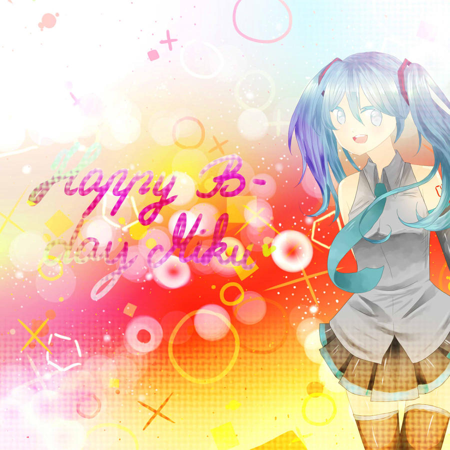 Happy birthday Miku