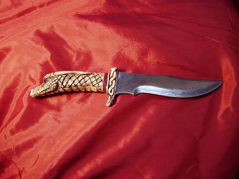 Dragon Damascus Knife