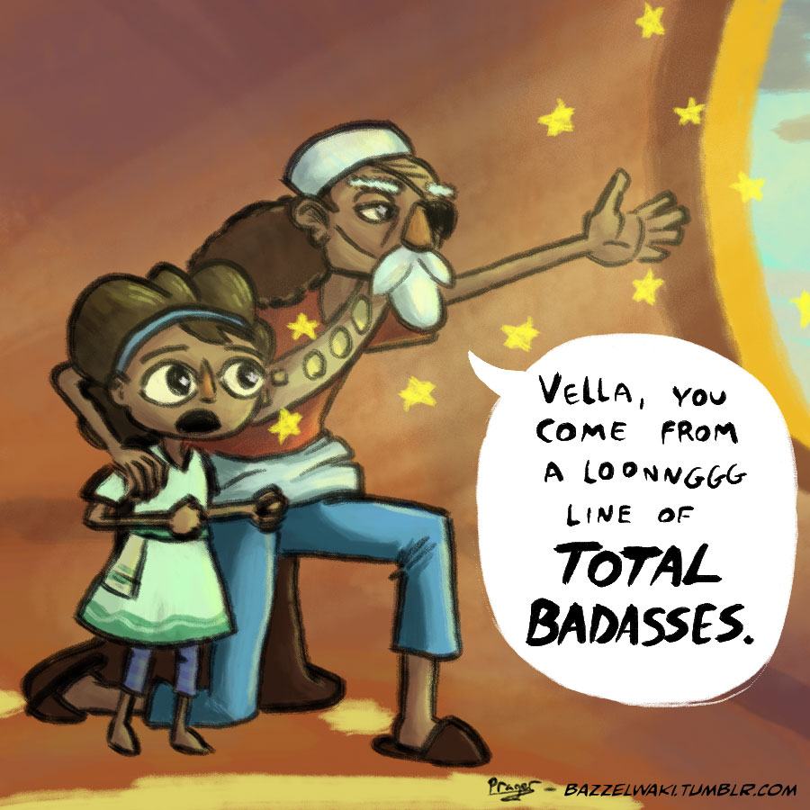 TOTAL BADASS - Broken Age Fanart