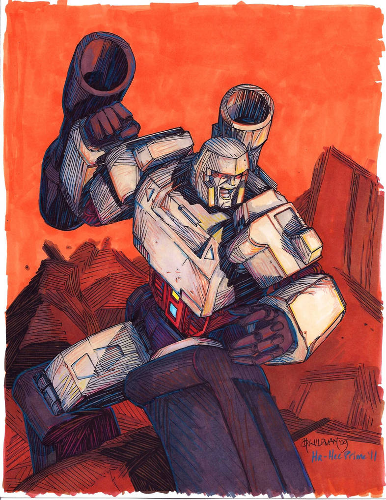 Pyroco Megatron Megatron... with FIRE by Ha-HeePrime on DeviantArt
