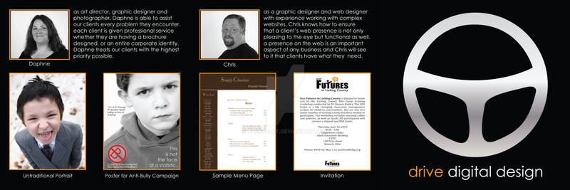 drive digital design tri-fold