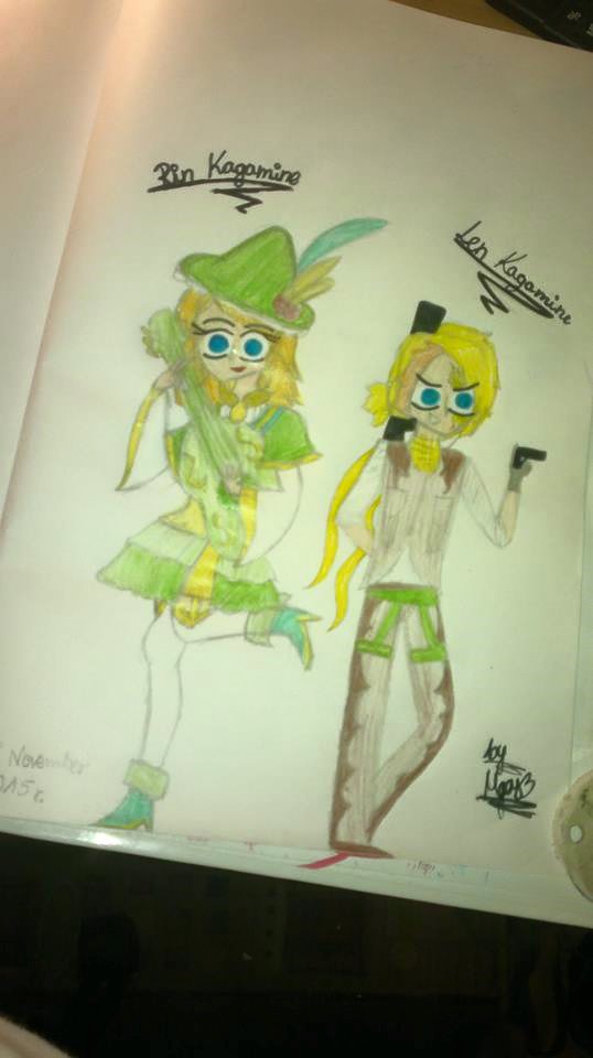 Rin and Len Kagamine