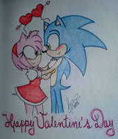 SonAmy Happy Valentine s Day